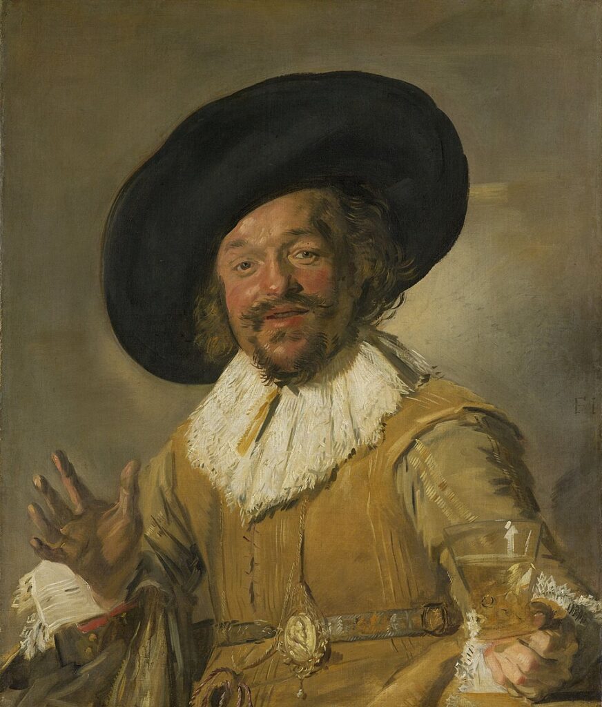 『陽気な酒飲み』Frans Hals, Public domain, via Wikimedia Commons
