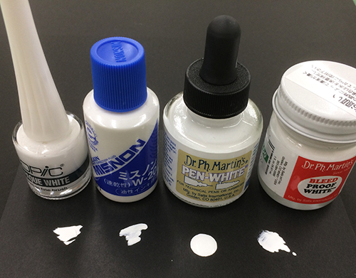 漫画・イラスト修正液比較